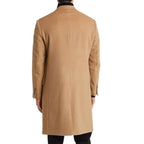 Mens Classic Beige Wool Trench Coat